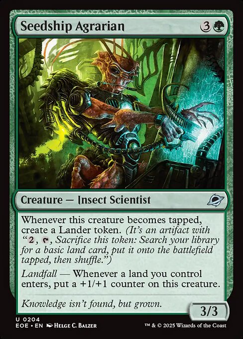MTG Seedship Agrarian EOE 204 Regular Nonfoil