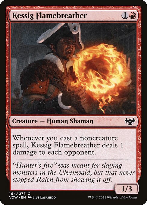 MTG Kessig Flamebreather VOW 164 Standard Nonfoil front