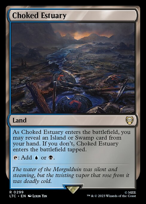 MTG Choked Estuary LTC 299 Alternate Art Nonfoil