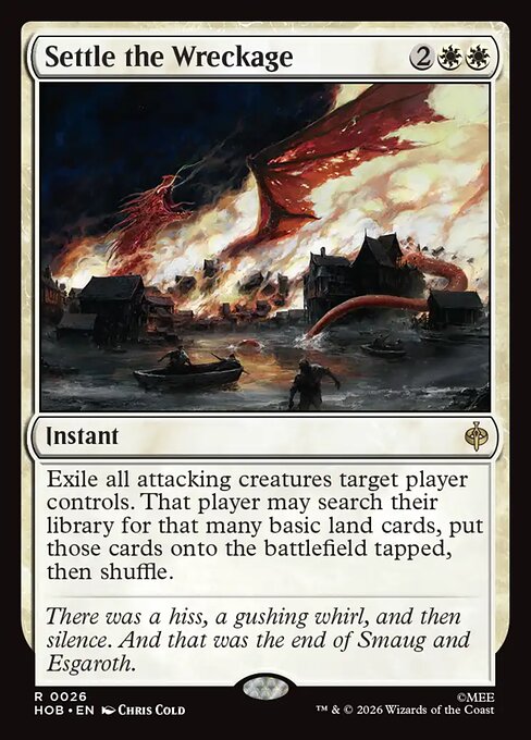 MTG Settle the Wreckage HOB 026 Regular Foil