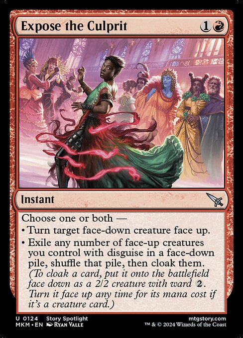MTG Expose the Culprit MKM 124 Regular Foil