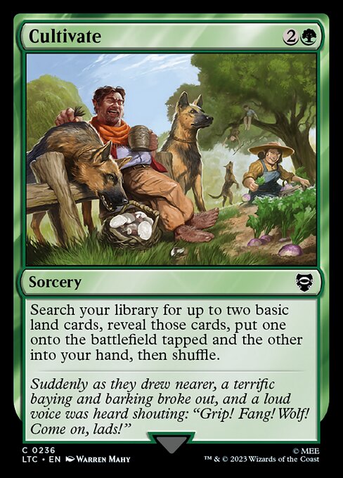 MTG Cultivate LTC 236 Alternate Art Nonfoil