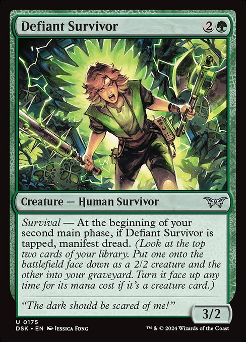 MTG Defiant Survivor DSK 175 Regular Nonfoil
