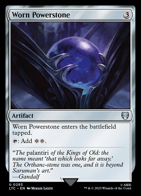 MTG Worn Powerstone LTC 293 Alternate Art Nonfoil