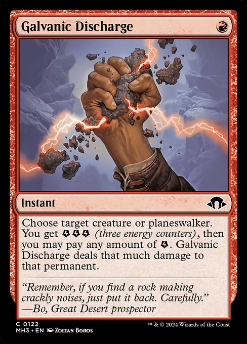 MTG Galvanic Discharge MH3 122 Regular Nonfoil