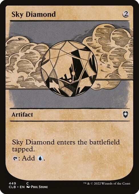 MTG Sky Diamond CLB 449 Showcase Rulebook Nonfoil