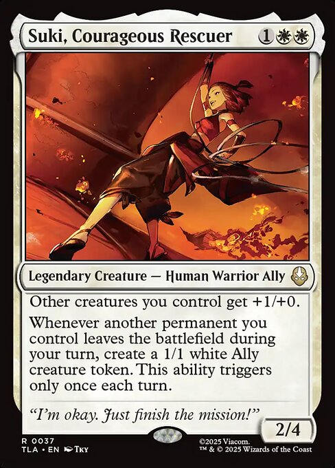 MTG Suki, Courageous Rescuer TLA 037 Regular Foil