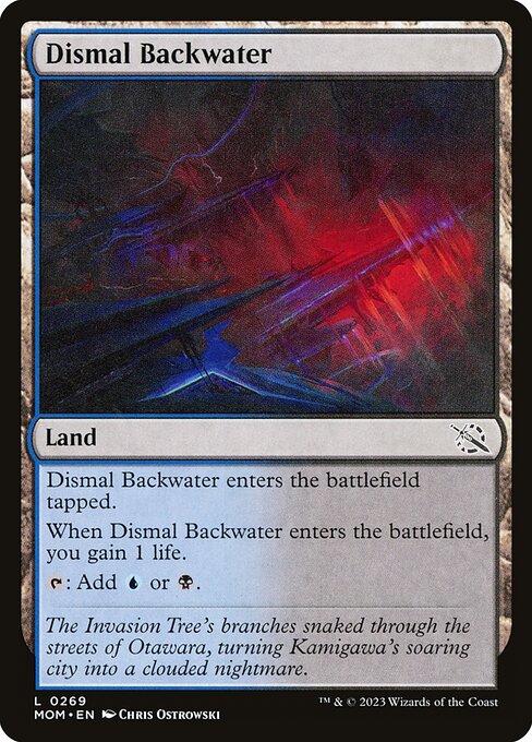 MTG Dismal Backwater MOM 269 Regular Nonfoil