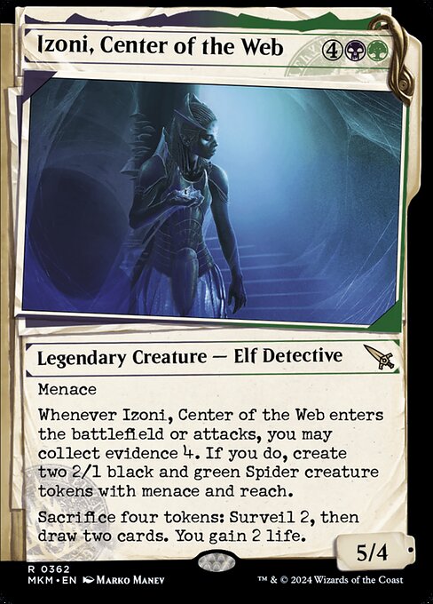 MTG Izoni, Center of the Web MKM 362 Showcase Dossier Nonfoil