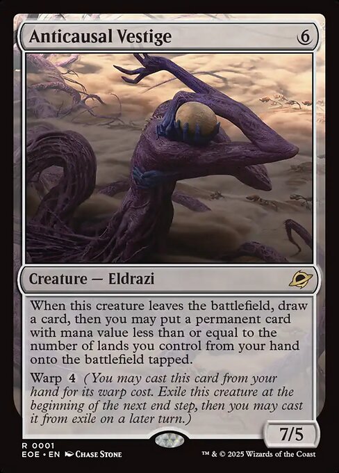 MTG Anticausal Vestige EOE 001 Regular Foil