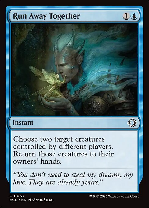 MTG Run Away Together ECL 067 Regular Nonfoil