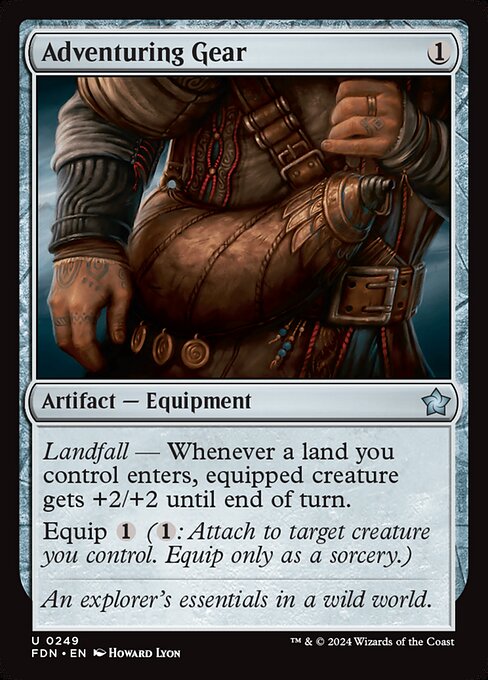 MTG Adventuring Gear FDN 249 Regular Nonfoil