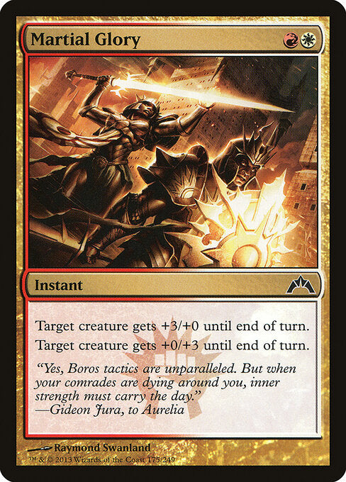 MTG Martial Glory GTC 175 Regular Foil