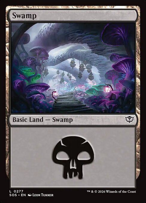 MTG Swamp SOS 277 Regular Nonfoil