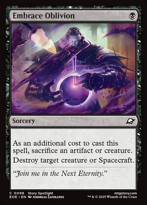 MTG Embrace Oblivion EOE 098 Regular Foil