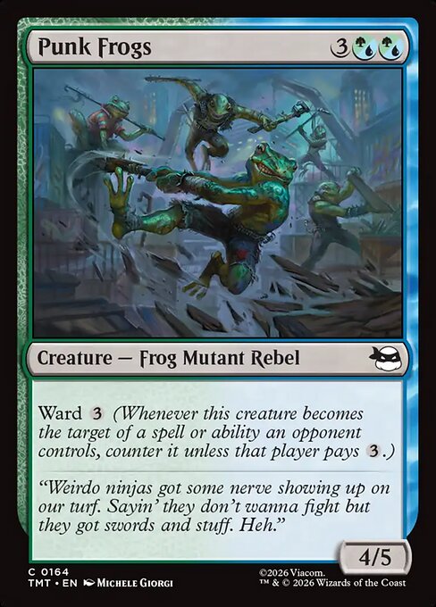 MTG Punk Frogs TMT 164 Regular Foil