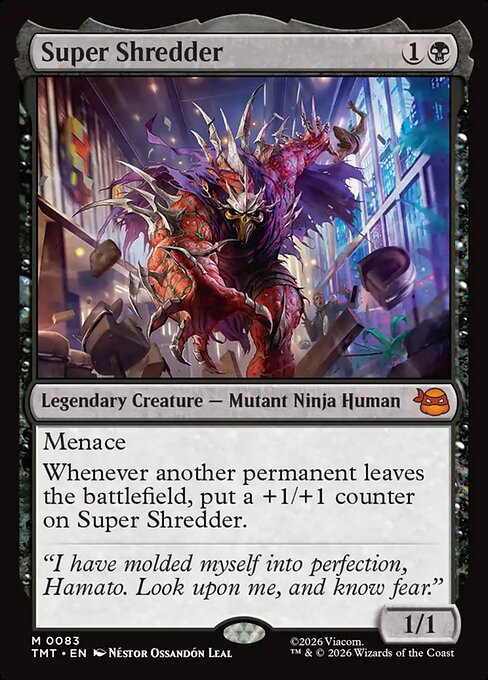MTG Super Shredder TMT 083 Regular Foil