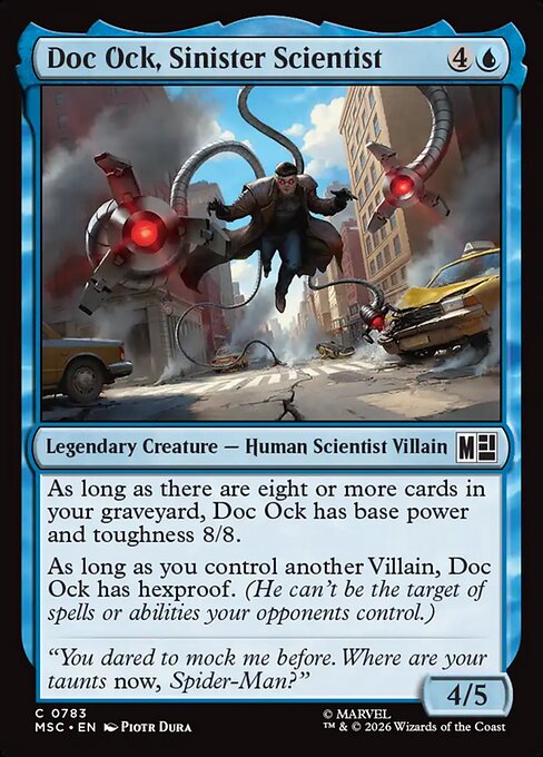 MTG Doc Ock, Sinister Scientist MSC 783 Regular Foil
