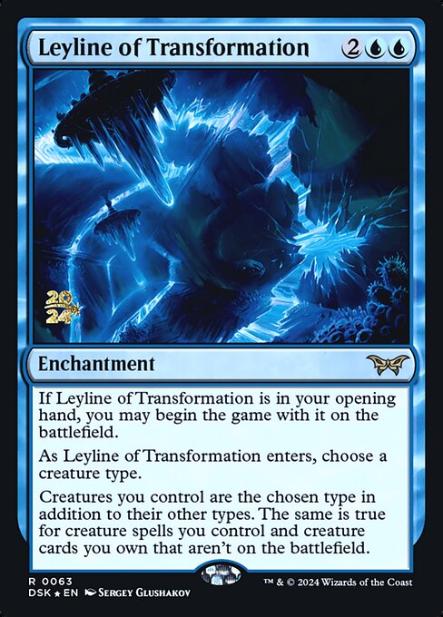 MTG Leyline of Transformation PDSK 063s Prerelease Foil