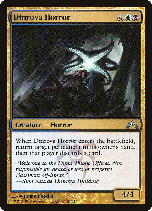 MTG Dinrova Horror GTC 155 Regular Foil