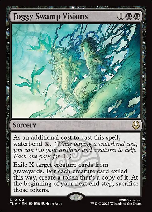 MTG Foggy Swamp Visions TLA 102 Regular Nonfoil