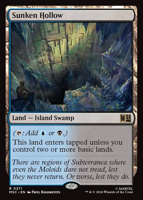 MTG Sunken Hollow MSC 271 Regular Nonfoil