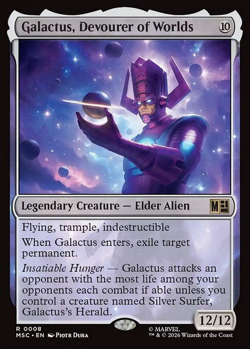 MTG Galactus, Devourer of Worlds MSC 008 Regular Surge Foil
