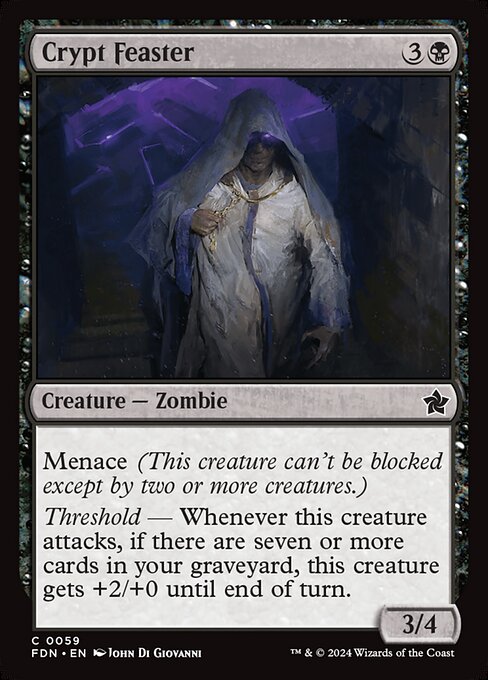 MTG Crypt Feaster FDN 059 Regular Foil