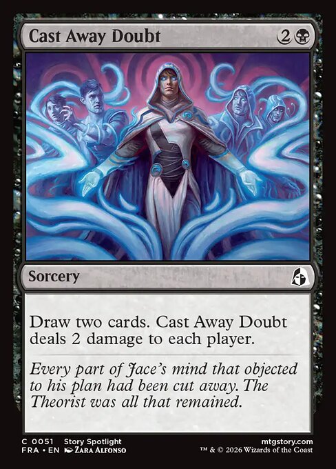 MTG Cast Away Doubt FRA 051 Standard Foil front