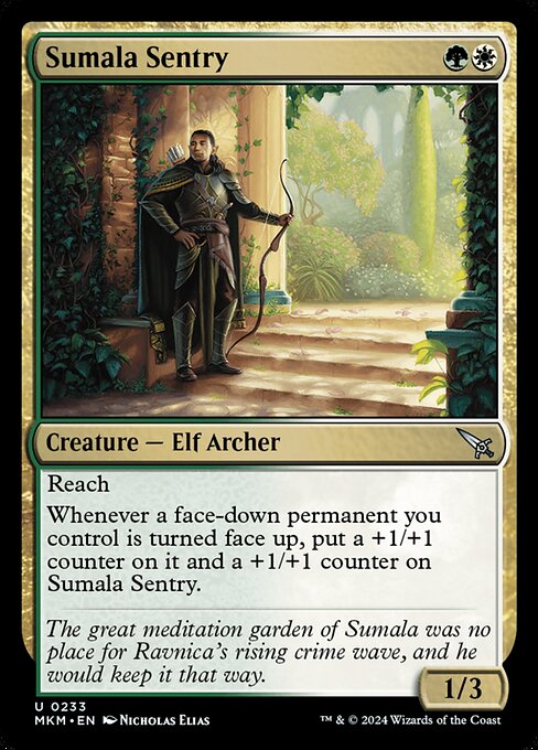 MTG Sumala Sentry MKM 233 Regular Foil