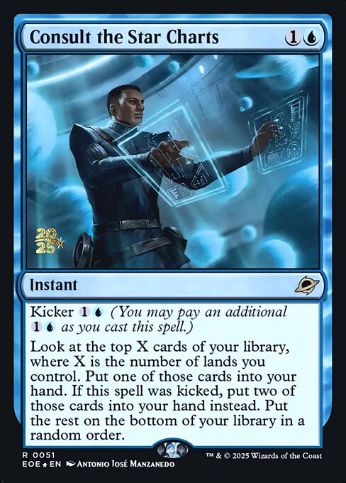 MTG Consult the Star Charts PEOE 051s Prerelease Foil