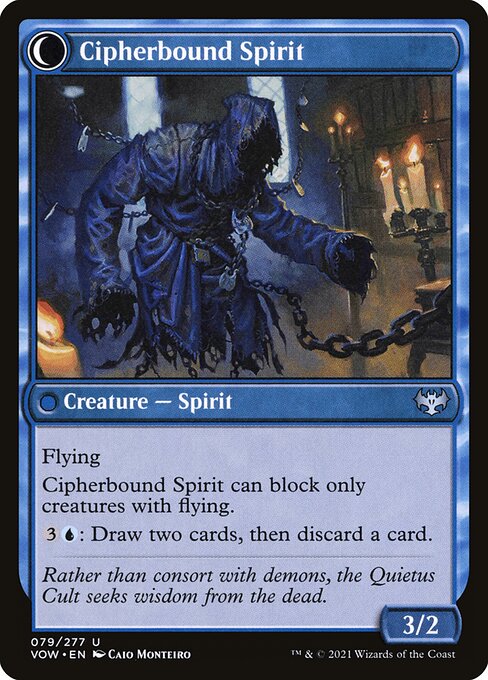 MTG Soulcipher Board // Cipherbound Spirit VOW 079 Standard Foil reverse