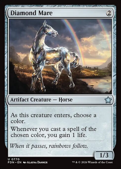 MTG Diamond Mare FDN 770 Welcome Deck Nonfoil