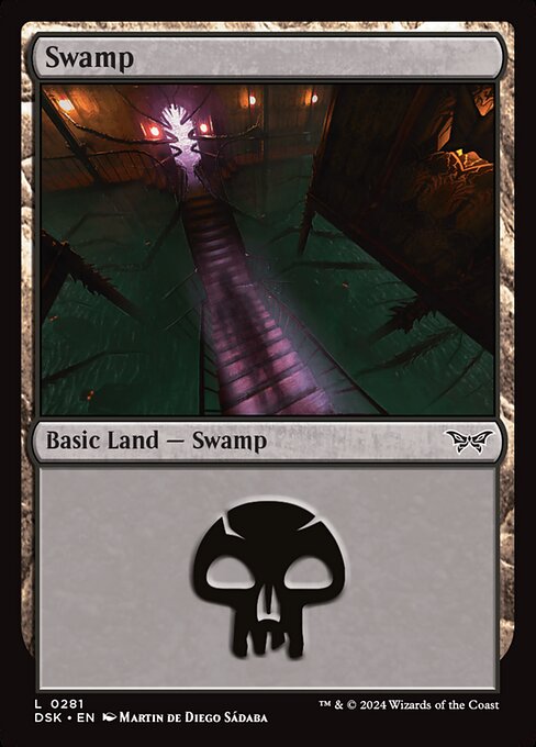 MTG Swamp DSK 281 Regular Nonfoil