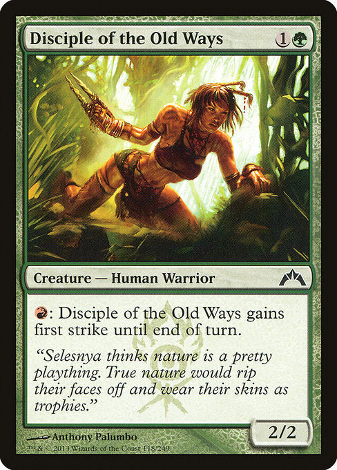 MTG Disciple of the Old Ways GTC 118 Regular Nonfoil