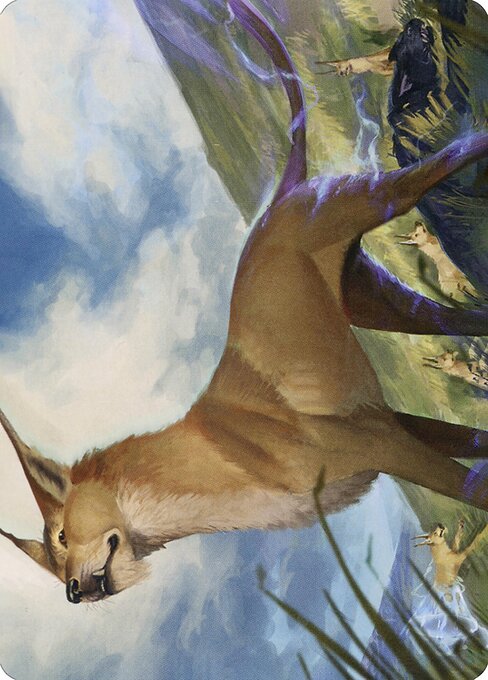 MTG Blink Dog AAFR 020 Art Card