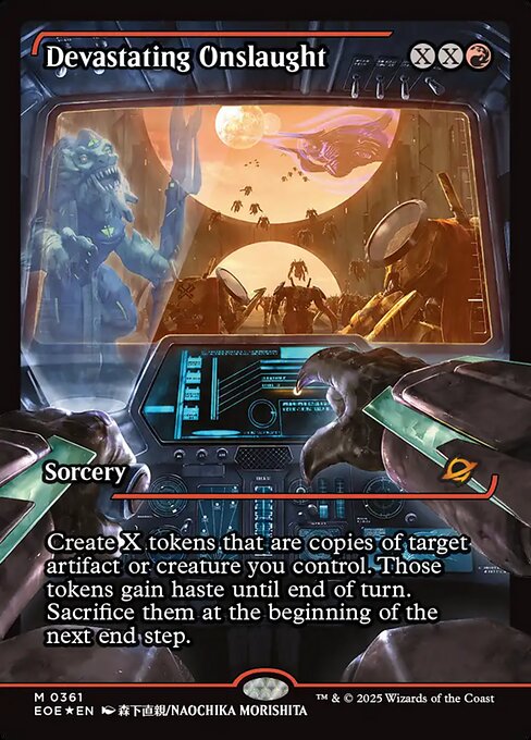MTG Devastating Onslaught EOE 361 Japan Showcase Foil