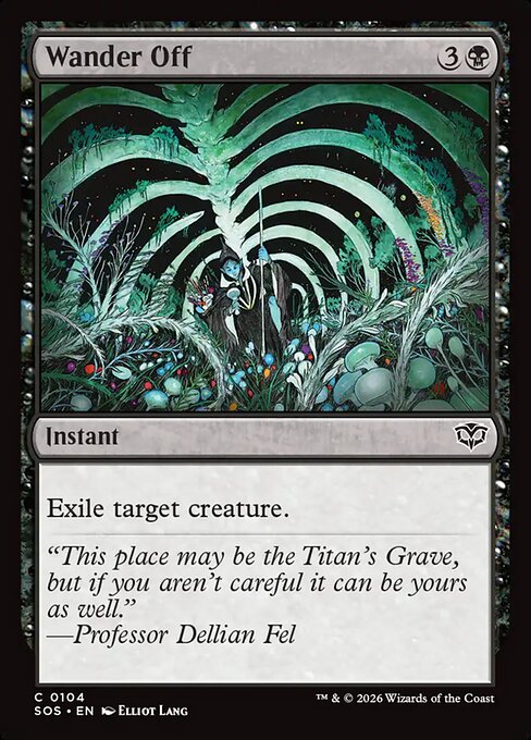 MTG Wander Off SOS 104 Regular Nonfoil