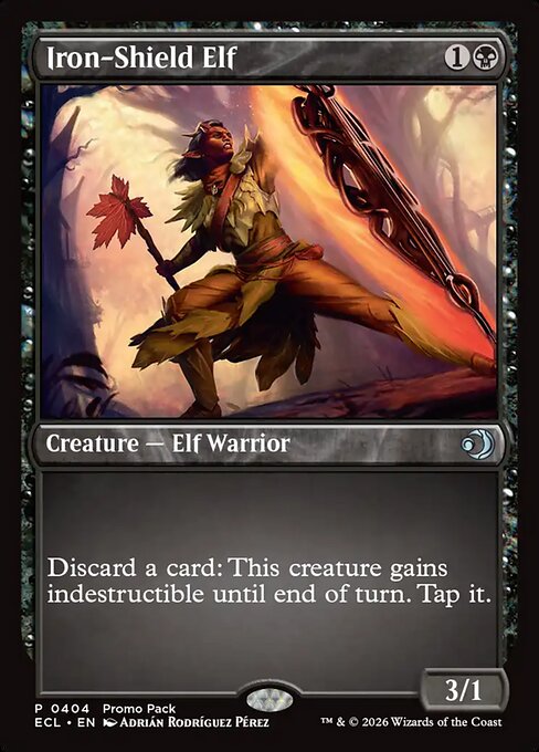MTG Iron-Shield Elf ECL 404 Alternate Art Nonfoil