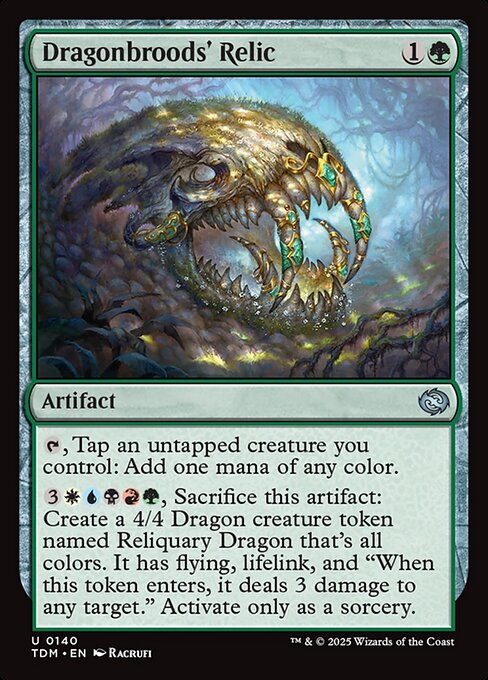 MTG Dragonbroods' Relic TDM 140 Regular Nonfoil