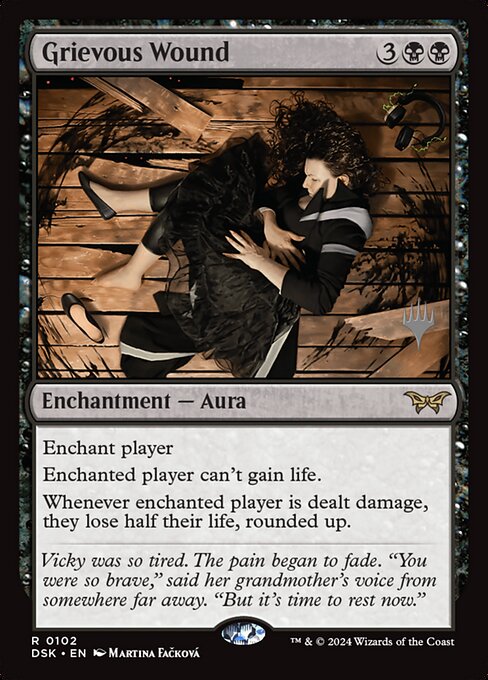 MTG Grievous Wound PDSK 102p Promo Pack Nonfoil
