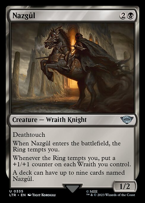 MTG Nazgûl LTR 335 Nazgul Art Variant Foil