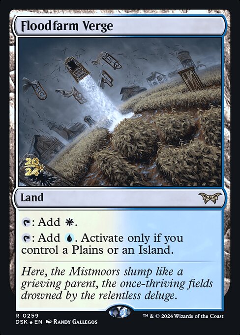 MTG Floodfarm Verge PDSK 259s Prerelease Foil