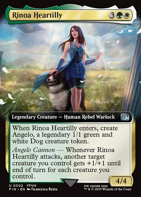 MTG Rinoa Heartilly FIN 502 Extended Art Nonfoil