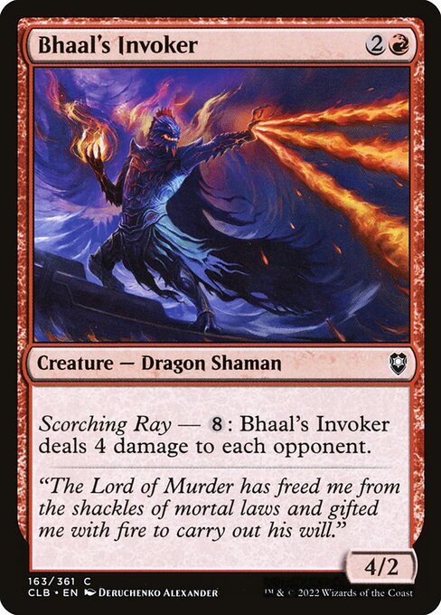 MTG Bhaal's Invoker CLB 163 Regular Foil