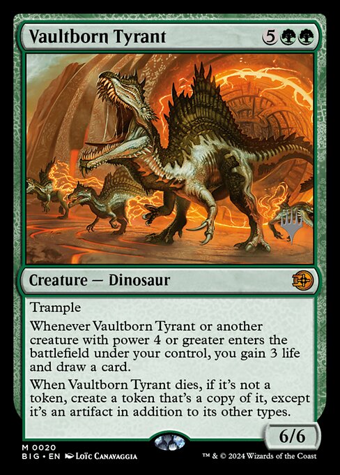 MTG Vaultborn Tyrant PBIG 020p Promo Pack Nonfoil