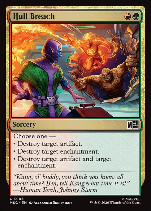 MTG Hull Breach MSC 185 Regular Nonfoil