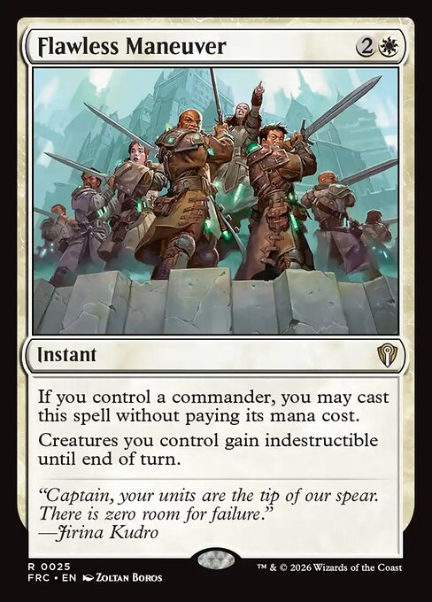 MTG Flawless Maneuver FRC 025 Standard Nonfoil front