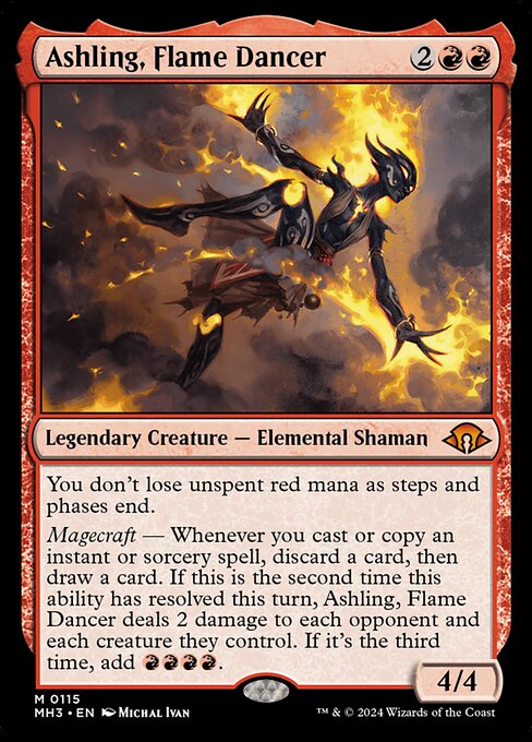 MTG Ashling, Flame Dancer MH3 115 Regular Foil