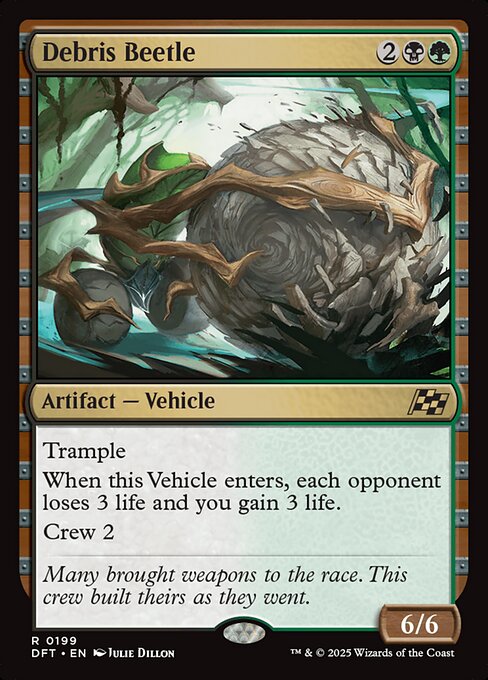 MTG Debris Beetle DFT 199 Regular Nonfoil